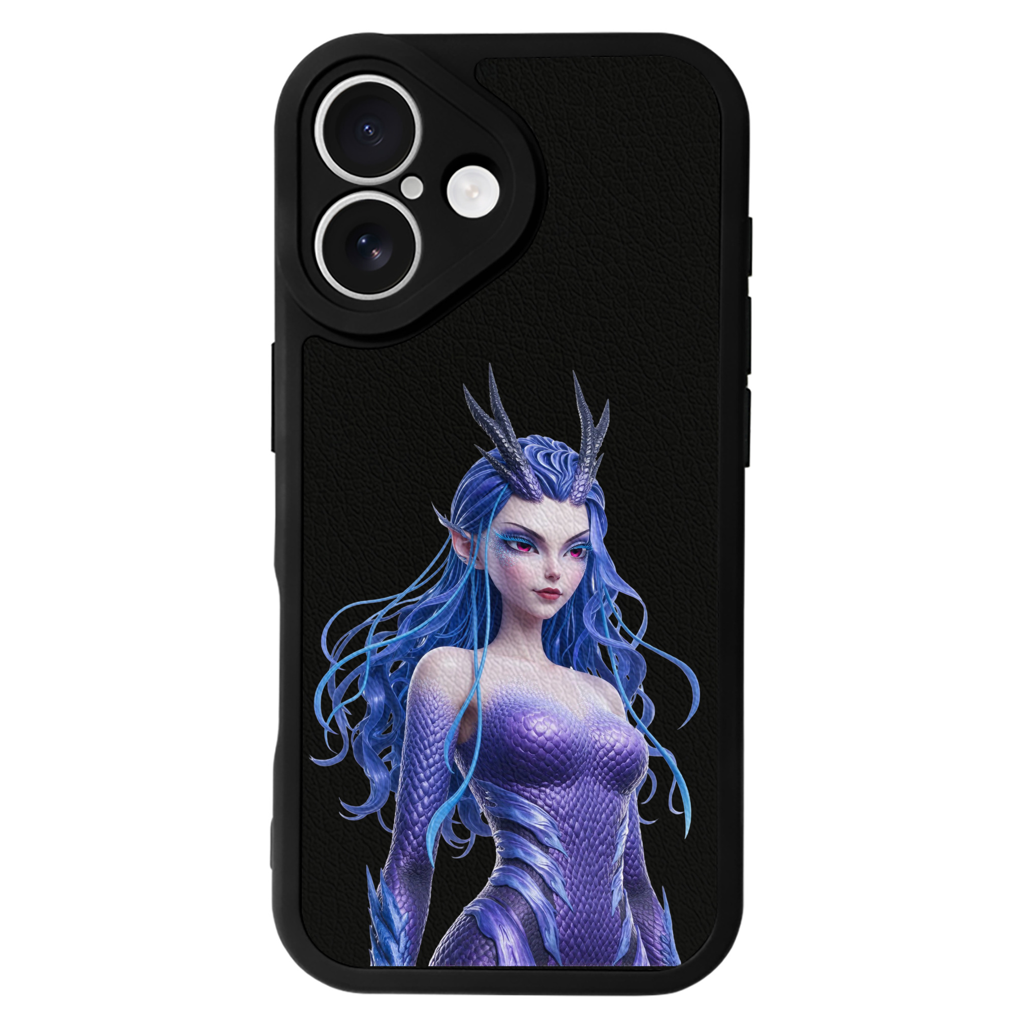 （画像用） Ne Zha 2 ナタ 魔童の大暴れ 【iPhone 16シリーズ対応】シリコンスマホケース（レザー調） 材質：シリコン
